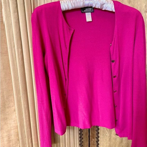 Gianni Versace Hot Pink Cardigan